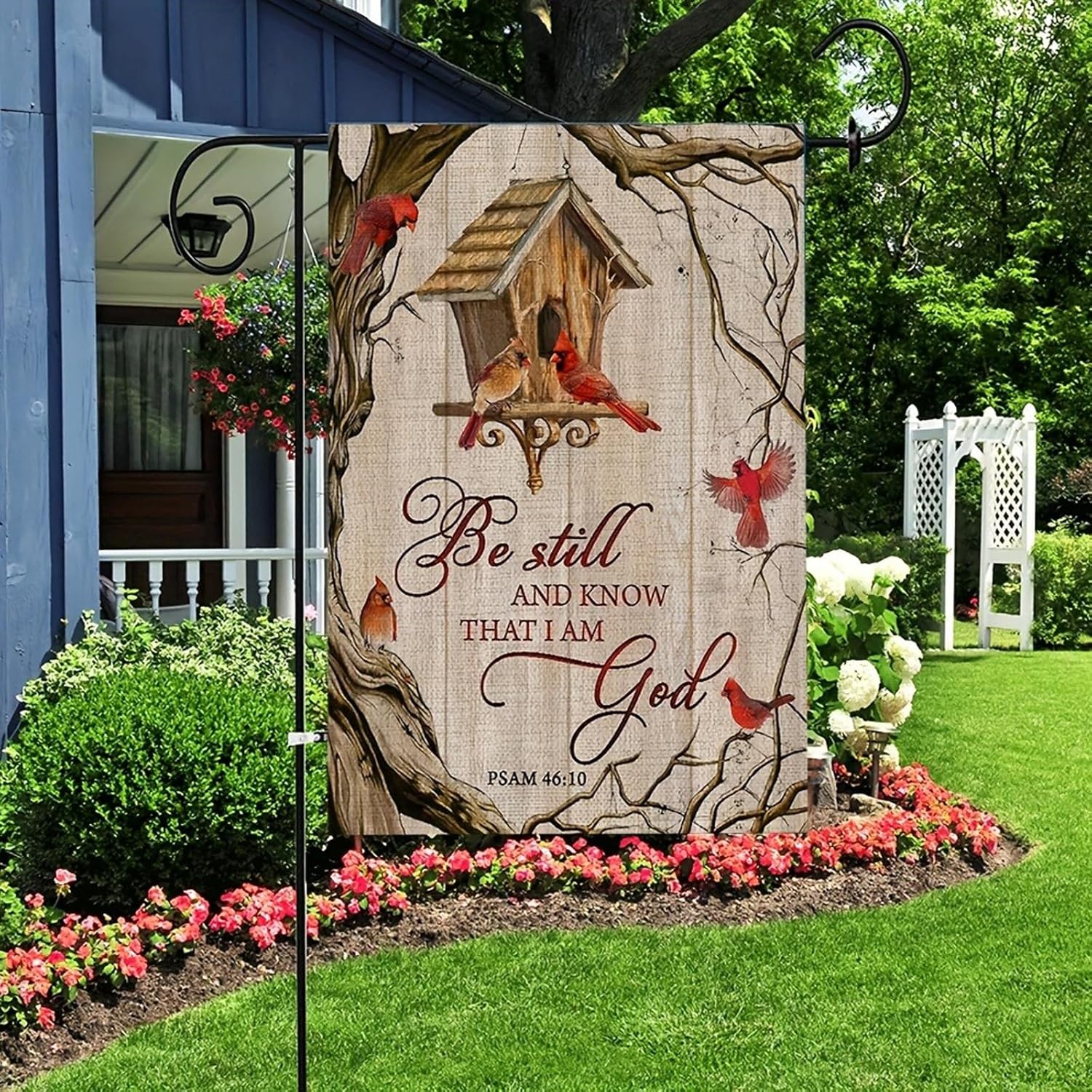 The Holy Bible Garden Flag 12  - Urban Farming Gardening 评论和价格