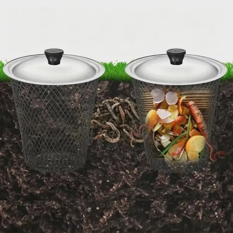 1/2pcs Worm Composter with Lid - Urban Farming Gardening 评论和价格