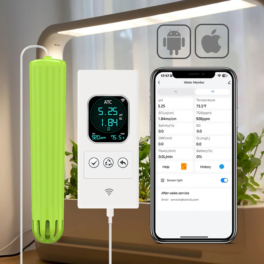 Kactoily 4-in-1 WiFi Sensor Ur - Urban Farming Gardening 评论和价格