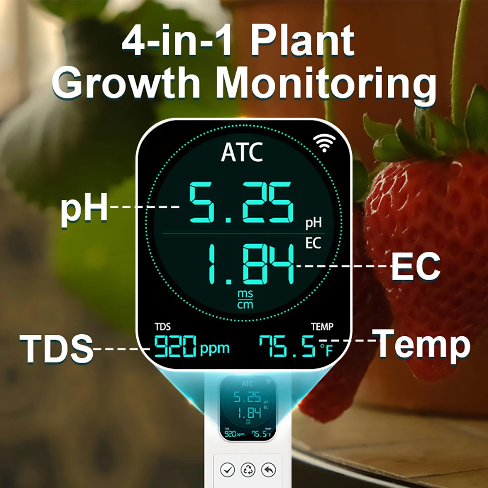 Kactoily 4-in-1 WiFi Sensor Ur - Urban Farming Gardening 评论和价格
